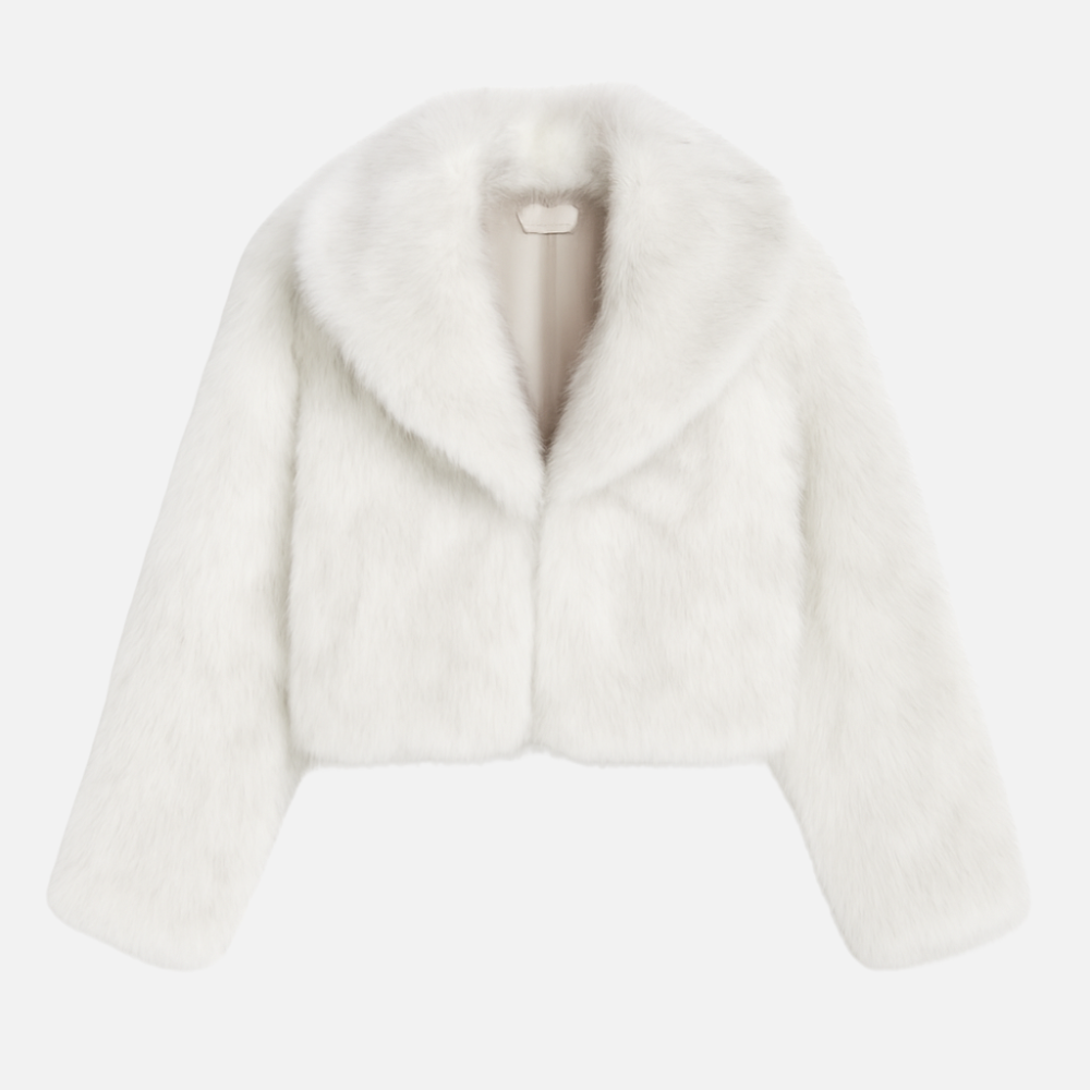 Snow Angel Faux Fur Coat